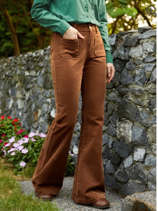 Modcloth Pants - NWT ModCloth All Aboard For Corduroy Flare-Leg Pants ****read note